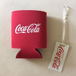 Coca Cola bottle/can koozie holder and Luggage Tag